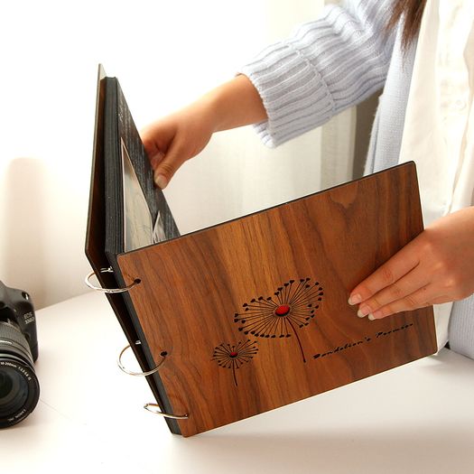 DIY Wood handmade photo album