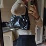 CLARK'S 60's style Black Patent Leather Vintage Shoulder Purse -MOVING OUT SALE Image 2