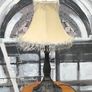 Vintage Art Nouveau Style Metal Table Lamp Image 6