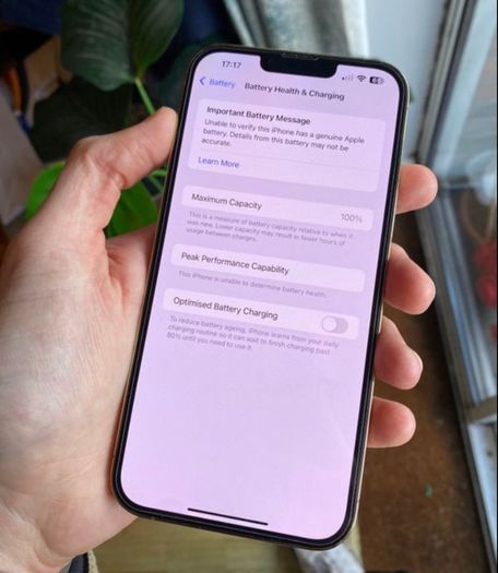 iPhone 13 Pro Max Gold 128GB Unlocked with New Battery