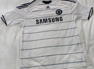 Chelsea Vintage Football Shirt Adidas Samsung White Away 09/10