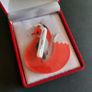 Red Fox Brooch Acrylic Pin Badge Lapel Fox Animal Broach Woodlands Theme Wild Life Image 7