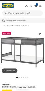 ikea bunk bed tuffing