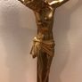Crucifix + Pair of Glass Candlesticks Image 4