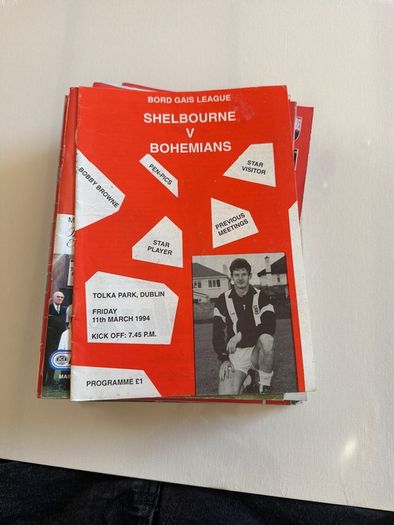Shelbourne F.C. Football Programmes. Bundle. 24. Late 1990s Early 2000s.