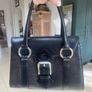 Vintage Chesneau Black Leather Bag Image 2
