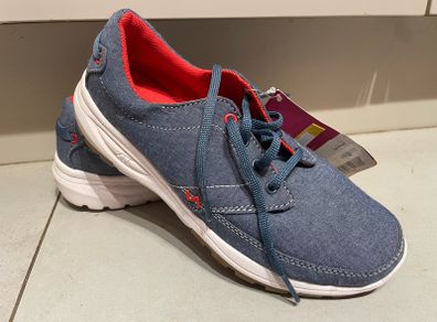 Regatta Women Kids Marine Ii Canvas Trainers Bnwt Size Uk 3