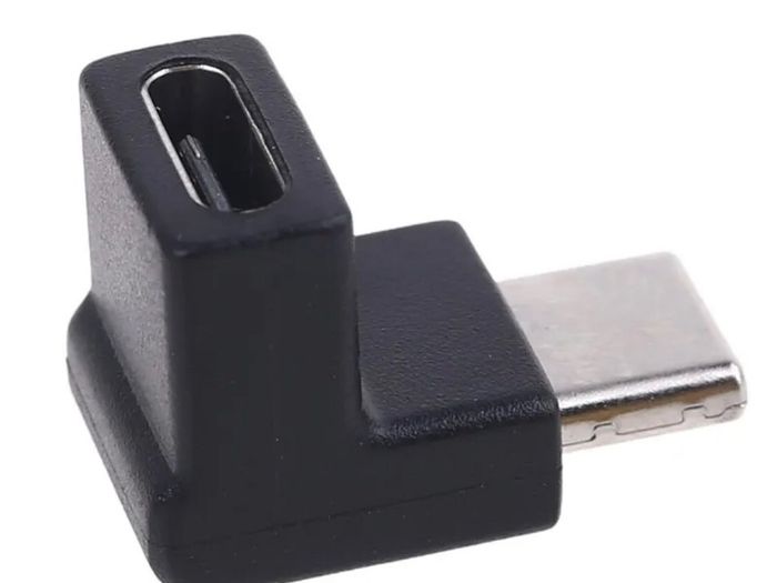 NEW Right Angle 90 Degree USB 3.1 Type C Male to Female USB C Converter Adapter
