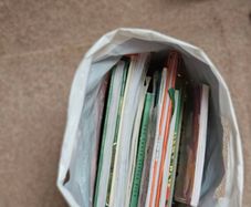 Bag with great children books 1 to 4 years old