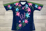 Vintage 2010 Adidas Stade Francais Paris Rugby Jersey Shirt Mens XXL Player Fit
