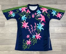 Vintage 2010 Adidas Stade Francais Paris Rugby Jersey Shirt Mens XXL Player Fit