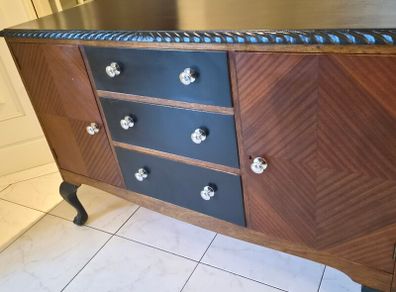 Upcycled oak cupboard