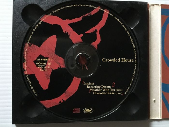 Crowded House [1996] Instinct (CD-1 Digipack Single)