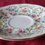 Rare Elizabethan Happy Anniversary Celebration Series Fine Bone China Cabinet Tea Cup And Saucer Made in England Image 4