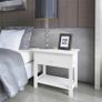 Bedside Cabinets 2 pcs Wood White Image 2