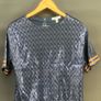zara top blue shine Image 4