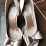 Untold bow trim Peep Toe shoes SIZE 5/38 Image 5
