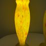 Pair of French Art Deco Mottled Glass Vases - Legras Style, 32.5cm Image 6