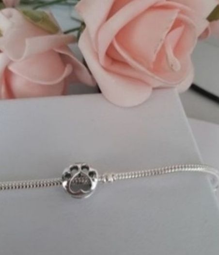 New genuine pandora paw charm