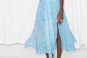 &amp; Other Stories Summer Midi Skirt