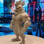 3D Printed Muscular / Gym / Bodybuilder Rooster Figurine Image 5