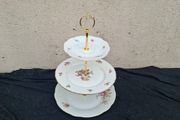 3 tiers homemade china cake stand postage possible