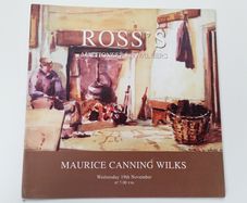 Ross's Auctioneers & Valuers catalog Maurice Canning Wilks  Wednesday 19th November 1997