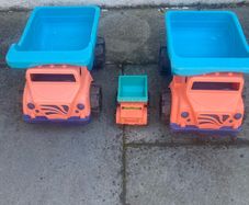 Tipper trucks suitable for indoor/beach/garden use