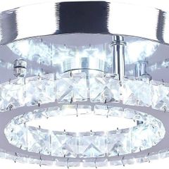 NEW SALE | Flush Mount Ceiling Light Fixture Mini Crystal Chandelier Led Crystal Ceiling Light Crystal Pendant