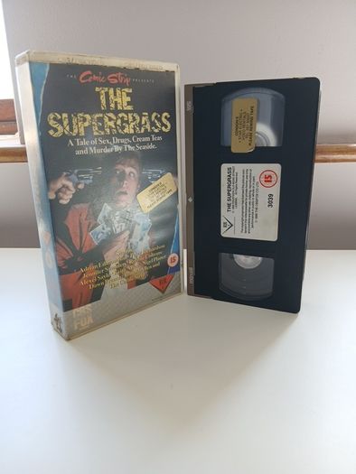 The Supergrass Film On A High Quality MAXELL Tape Ex Rental.