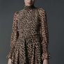 Zara Animal Print Dress Leopard Image 4