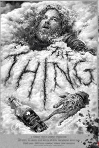 The Thing Elvisdead Signed Screen Print #77 + COA Poster, Sold Out