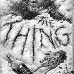 The Thing Elvisdead Signed Screen Print #77 + COA Poster, Sold Out