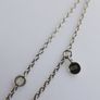 Vintage Sterling Silver 925 Long Dangles Charms Necklace  Length 19" - 4,6g Image 5