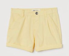 H&M Cotton Shorts, Size 7-8 Years