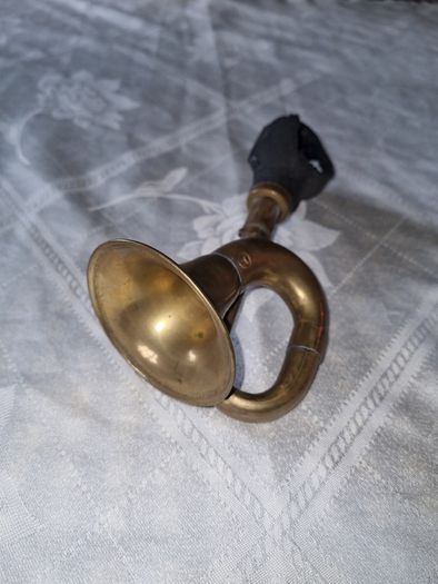 Old brass Mercedes car horn