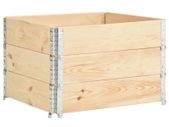 Raised Beds 3 pcs 100x100 cm Solid Pine Wood (310057)