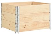 Raised Beds 3 pcs 100x100 cm Solid Pine Wood (310057)