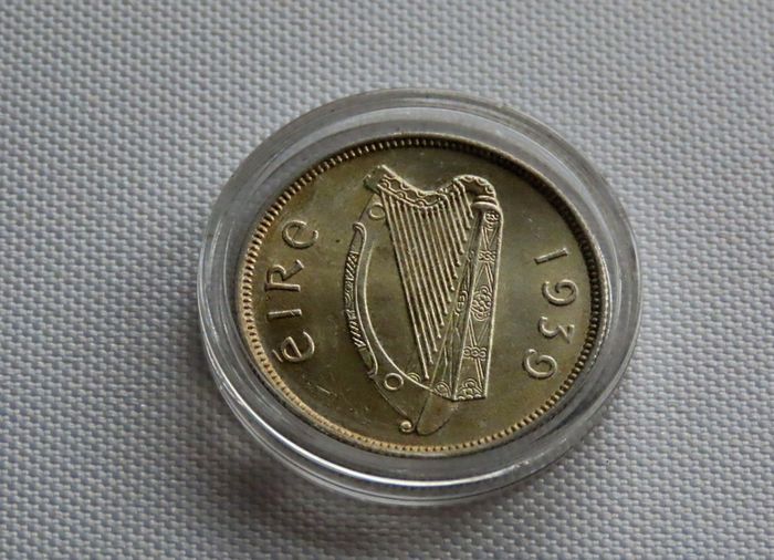 Ireland 1939 Silver Florin Two Shillings