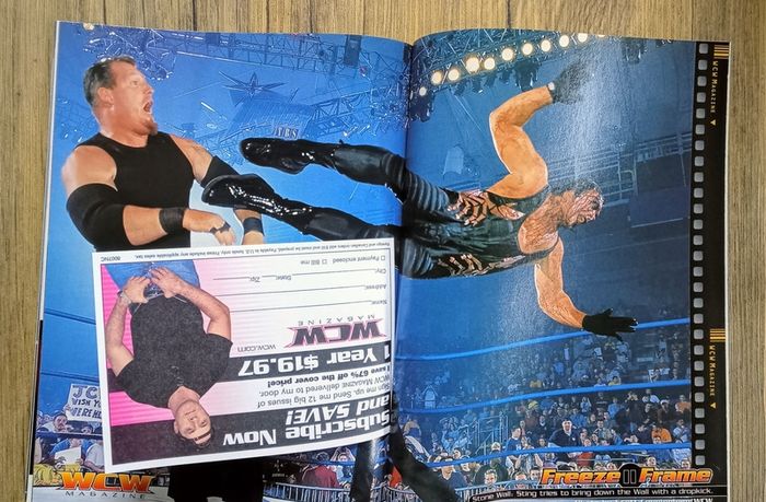 World Championship Wrestling Magazine WCW . July and September 2000.