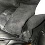 zara black faux leather skirt uk10 Image 9