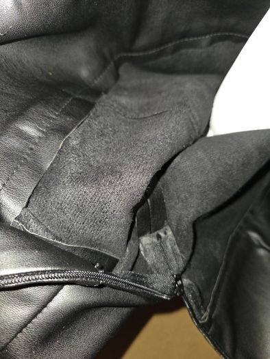 zara black faux leather skirt uk10