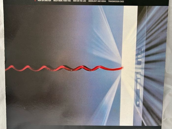 Chris de Burgh Signed Man On The Line Vinyl LP 1984 Autographed