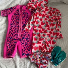 Jojo maman bebe wetsuit and swimsuit bundle