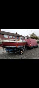 boat on trailer
