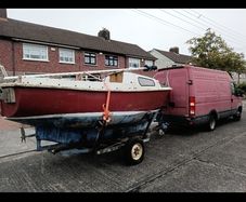 boat on trailer