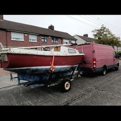 boat on trailer