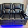 Electric Real Leather Orlando Recliner Sofa Set Image 4