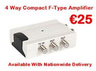 main image for ad 4 Way Compact F-Type Amplifier