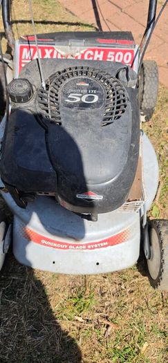 Maxicatch petrol lawnmower
